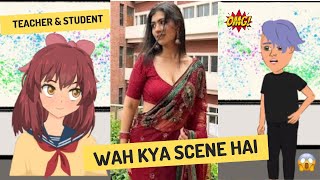 Wah Kya Scene Hai 🤣| Ep-02 | Teacher or Student Dank Memes | Trending Memes |Indian Memes Compila