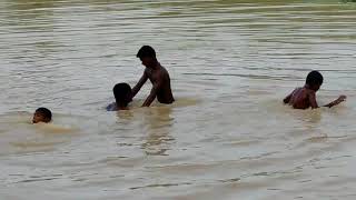 Village Outdoor Bathing Bathing River