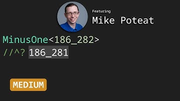 MinusOne with Mike Poteat - TypeScript Type Challenges #2257 [MEDIUM]