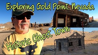 Exploring Gold Point, Nevada. Historic Ghost Town. Population today - 7.
