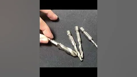 Screw Tap Drill Bits Hss Taps Countersink Deburr Metric High Speed Steel 1/4 IN Quick Change Hex