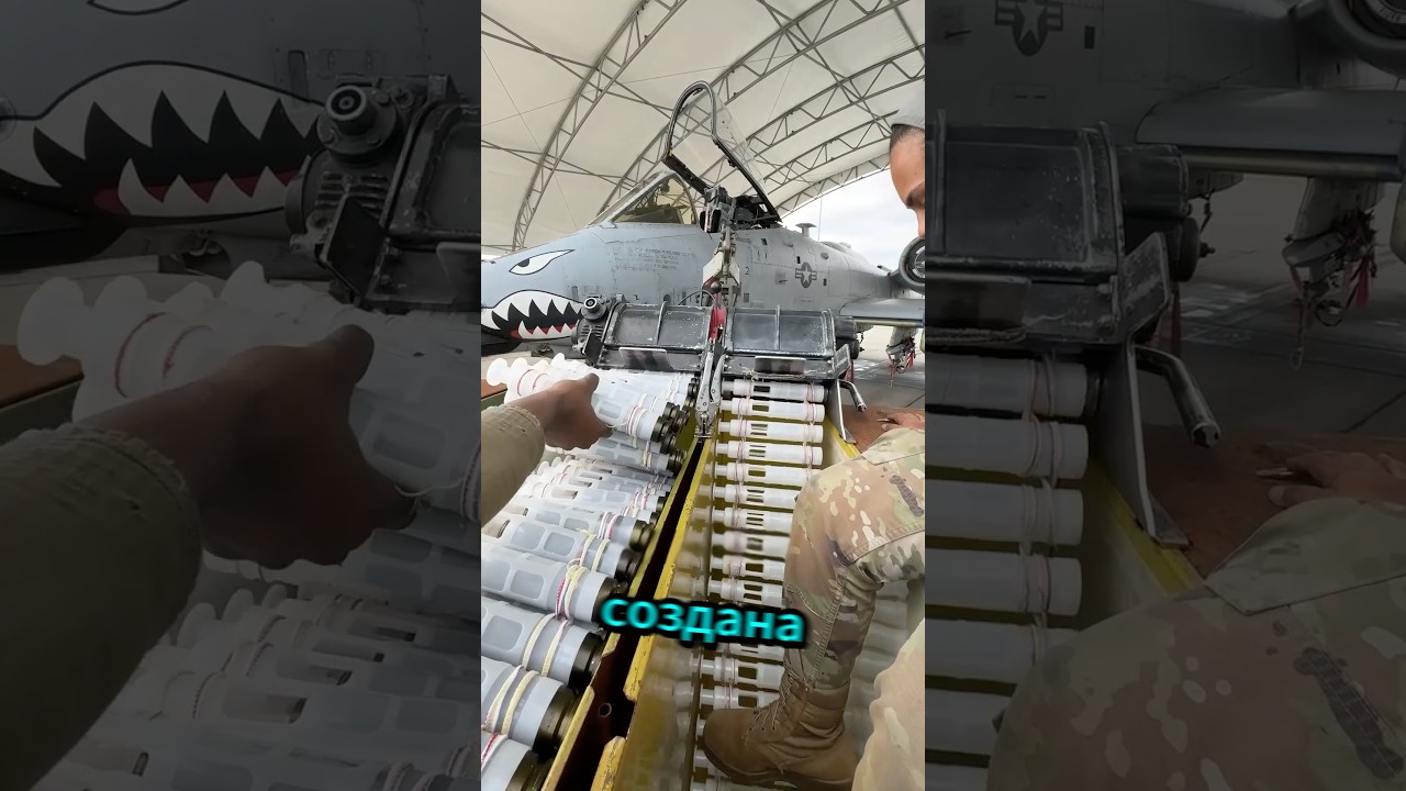 Как истребитель заряжают патронами ✈️