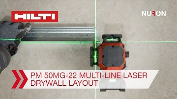 Hilti Nuron PM 50MG-22 Multi-line Laser - Drywall Layout Application