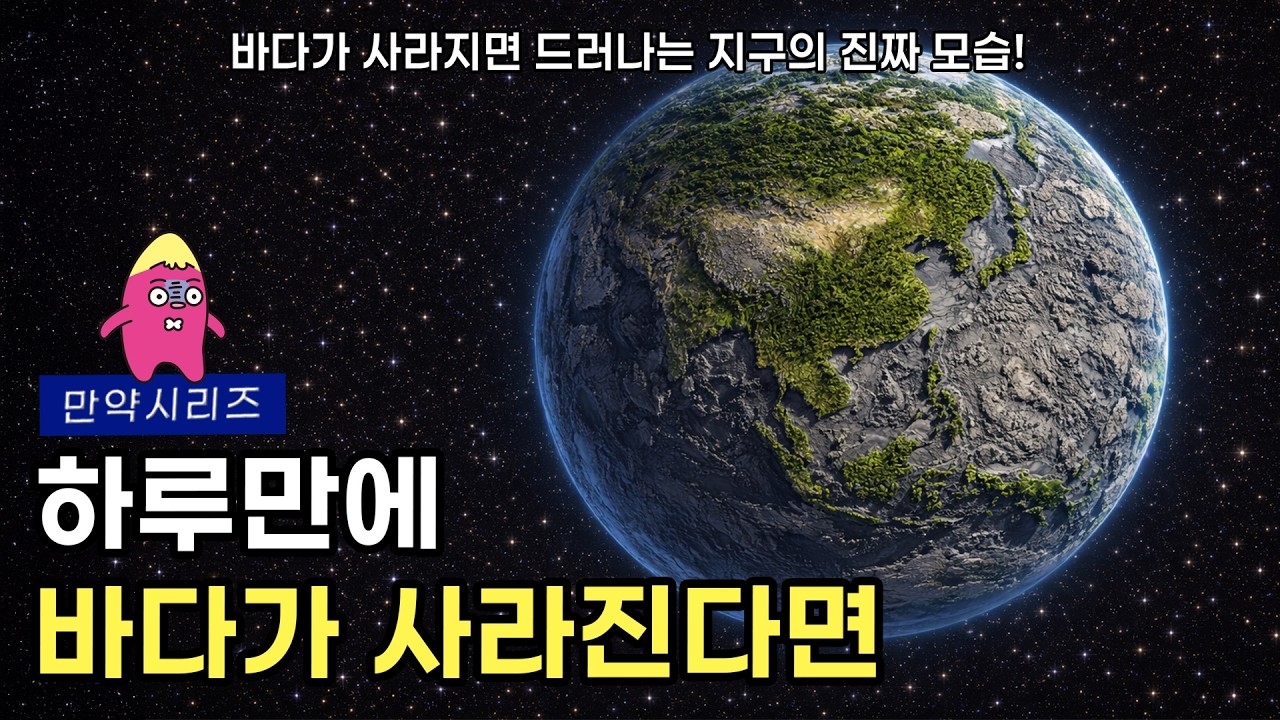 🍠 만약 바다가 하루만에 사라지거나 증발한다면 무슨 일이 일어날까? (feat. 사막지구 vs 금성