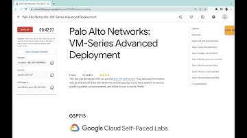 Palo Alto Networks: VM-Series Advanced Deployment || #qwiklabs || #GSP715