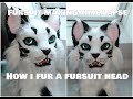 //Let's build!#1// How i fur a fursuit head!  -time lapse-