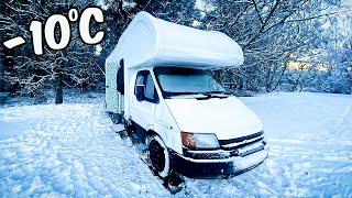 Surviving A BRUTAL Winter in This £1000 Motorhome