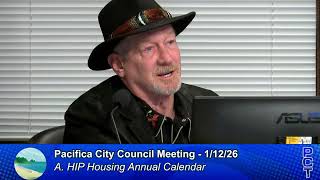 PCC 1/12/26 - Pacifica City Council Meeting - January 12, 2026