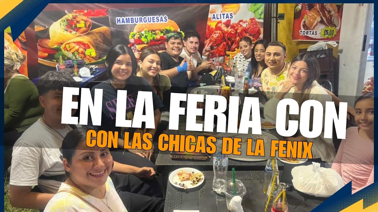 En la Feria con las Chicas Fénix, no nos pudimos subir al Tagadá 😭😭😭