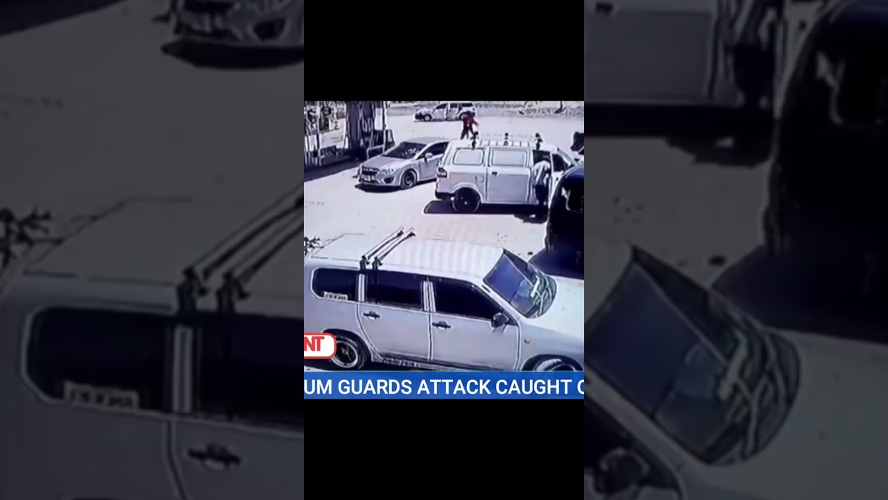 ROBBERY attempt at ￼BERYllIUM Guards in St Thomas April 29, on CCTV footage ￼