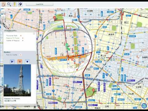 Demo Movie For The Focus Glue Context Map For Travel Record Written By The KML Format