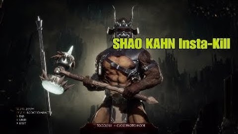 MK11 SHAO KAHN INSTA KILL & Augment BUILD