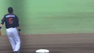 20131118 ヤクルト松山秋季キャンプ　川端選手特守