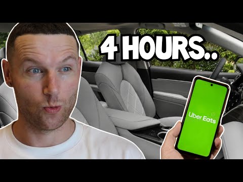 How Much Can I Make in 4 HOURS Driving For UBER EATS in Australia?