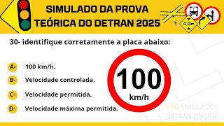 Simulado Detran Oficial - 30 Questões de uma Prova Real - Faça Antes de Tentar o Seu Exame em 2025 ✅ screenshot 2