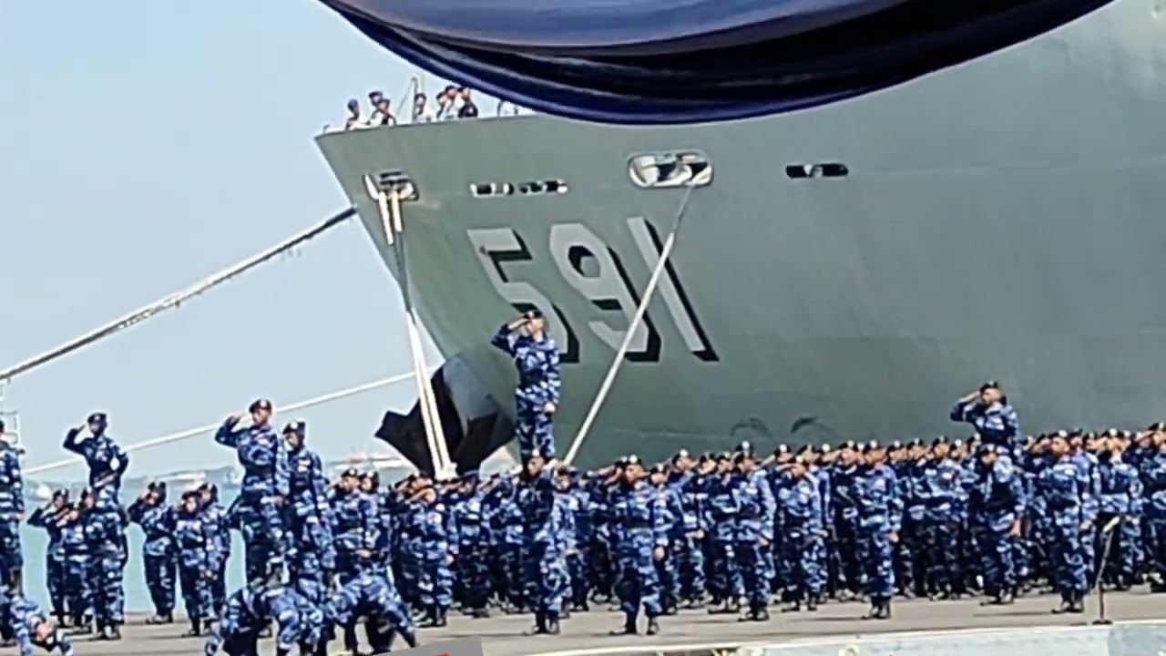 UPACARA PEMBARETAN SMA NEGERI TARUNA SE-JAWA TIMUR‼️KOARMADA 2 SURABAYA 