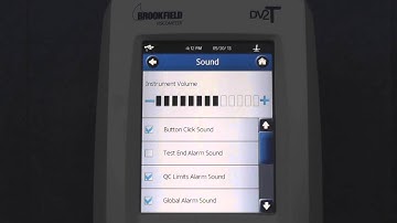 Quick Start: Setting the Sounds on a Brookfield DV2T or DV3T