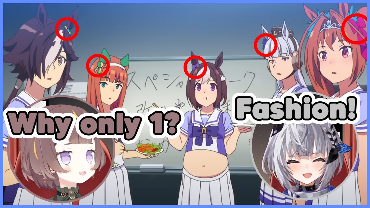 Zeta and Anya realized something about why all Umamusume only wear one hair ribbon