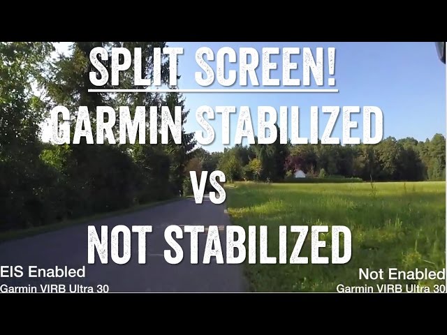 I mængde fårehyrde Reorganisere Split-Screen: Garmin VIRB Ultra 30: Stabilized (EIS) vs Un-Stabilized  Overview - YouTube