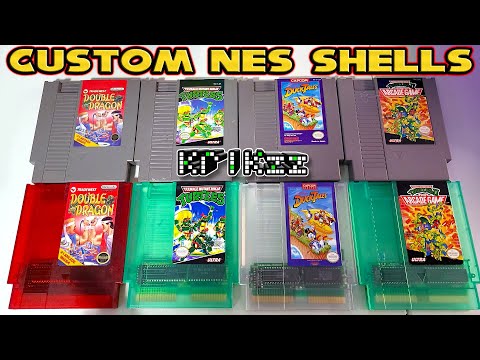 Krikzz custom NES cartridge shells