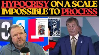 James O'Brien EXPOSES Farage Hypocrisy — He Said He'd Take A Knife To Civil Servants!