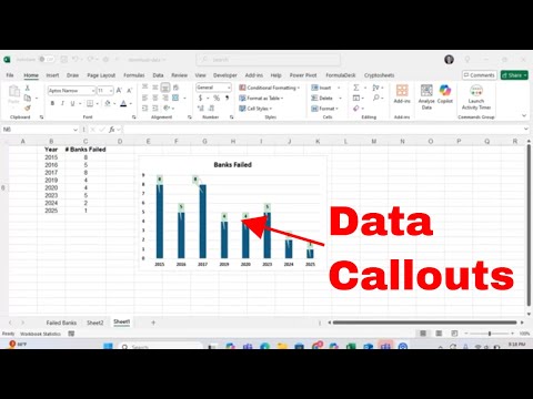 Excel Tips: How to Easily Add & Edit Data Callouts for Graphs! #msexcel #howto #excel #data #office