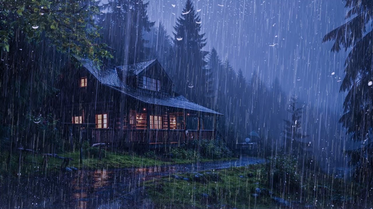 Lluvia Relajante Para Dormir - Sonido de Lluvia y Truenos en el Techo ...