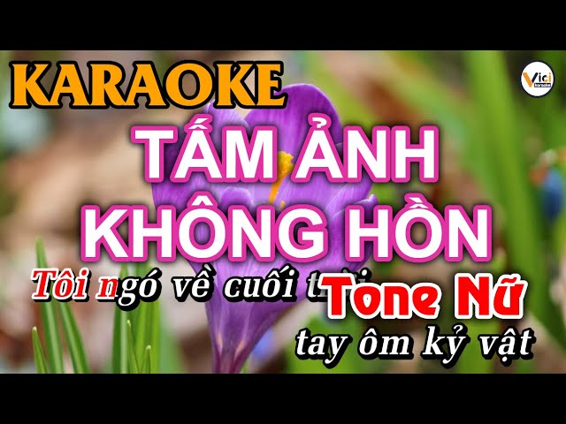 Tấm Ảnh Không Hồn - KARAOKE Tone Nữ | Beat Chuẩn [ViCi Karaoke]