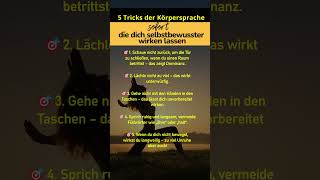 5 Tricks der Korpersprache die dich sofort selbstbewusster wirken lassen nonverb