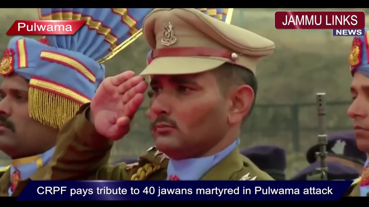 CRPF pays tribute to 40 jawans martyred in Pulwama attack
