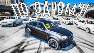 BMW X6M против X5M в GTA 5 Online! Полицейские Догонялки в ГТА 5!