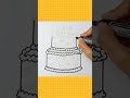 Cute Cake Drawing For Kids Kidart Drawingtutorials Artforkids Shorts Viralvideo 