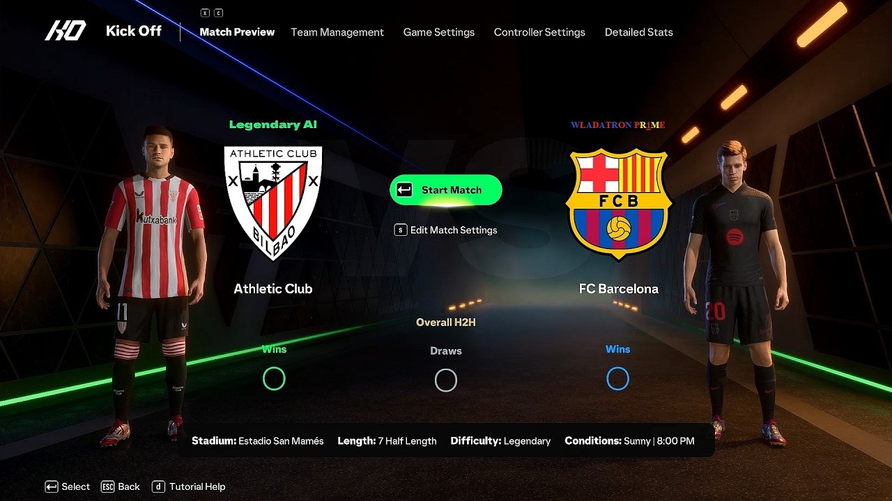 🚩 LALIGA EA SPORTS FC 25 - Athetic Club Bilbao 🆚 FC Barcelona | Round 27 [Legendary AI]