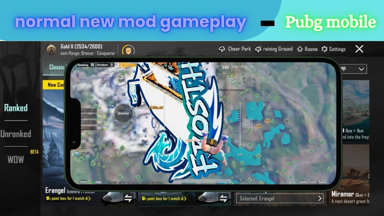 new mod normal gameplay #pubg - YouTube