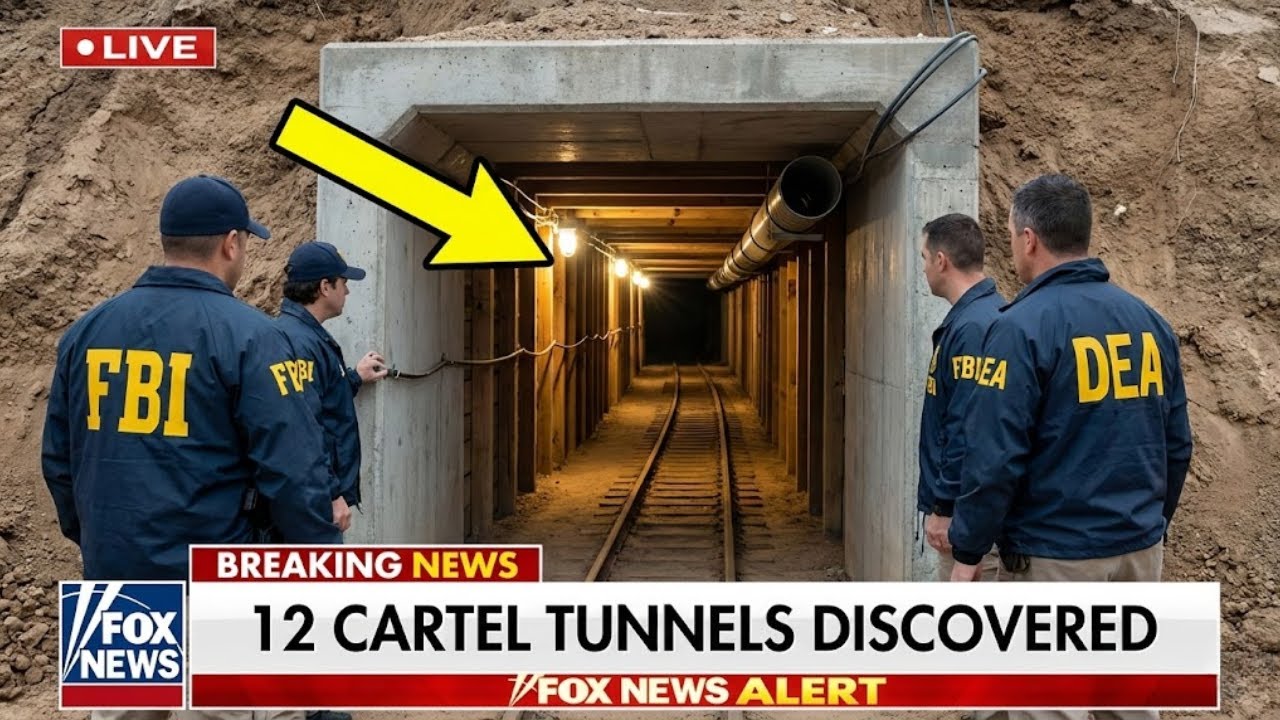 FBI Discovers Network of 12 Cartel Tunnels Under US-Mexico Border