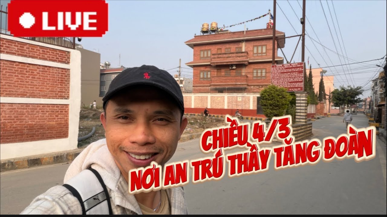 CHIỀU 4/3 TẠI NƠI AN TRÚ ĐOÀN THẦY MINH TUỆ #suminhtue  #tuananhtv