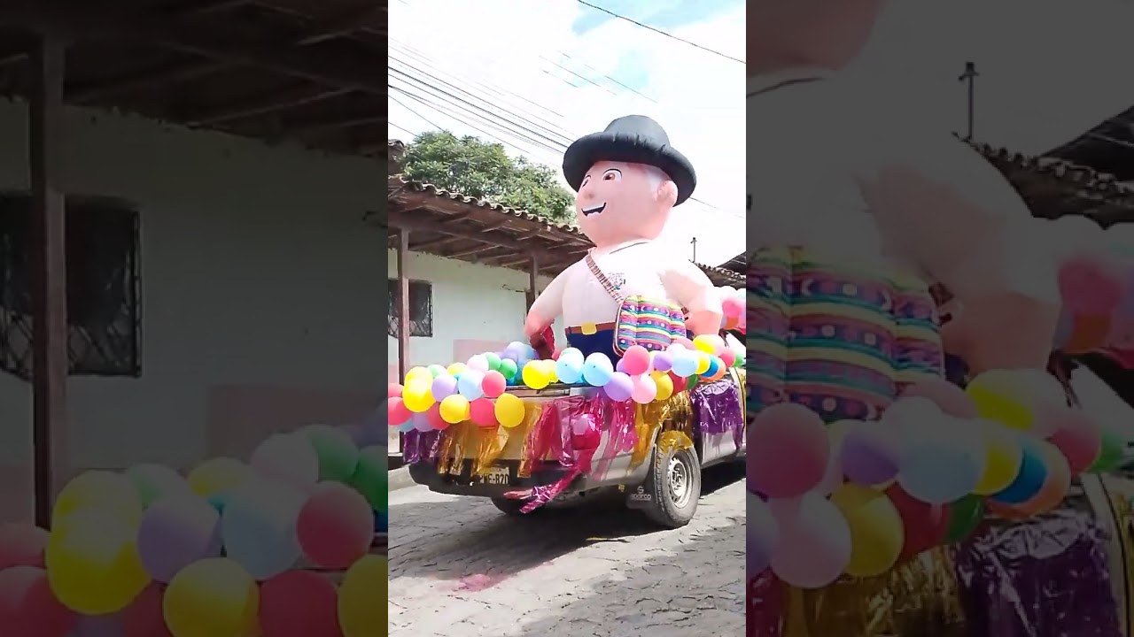 Pregón Cívico por carnaval en Vilcabamba