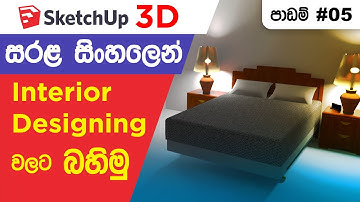 SketchUp Sinhala Lessons 5 - Let