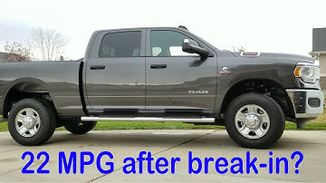 Real Life MPG after Break-in 2020 Ram 2500 6.7L Cummins Turbo Diesel // 2021 Yellowstone Trip