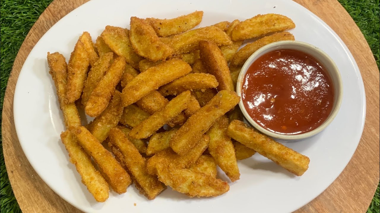 Crispy French fries recipe/How to make crispy French fries/Batter then