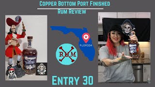 FLORIDIAN RUM COLLECTION - A Detailed Review of the Copper Bottom Port Finished Rum