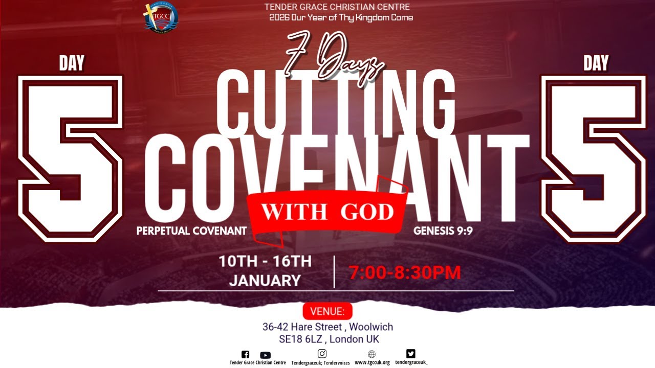 COVENANT OF MERCY // PASTOR TAIWO JOBI // CUTTING COVENANT WITH GOD (DAY 5) // 14.01.2026