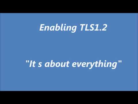 How to enable TLS1.2