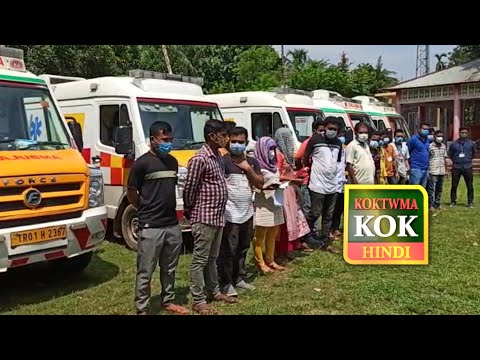 102 ambulances shut down service indefinitely due to various demands || By Sepahijala District Staff