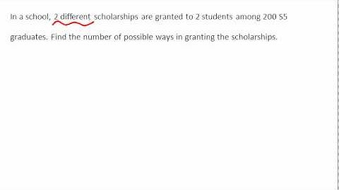 HKDSE Maths Core - Permutation & Combination 4