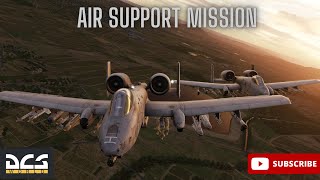 Syria Golan Heights Close Air Support Mission ll F-16 F-18 Apache A-10C || DCS World screenshot 2