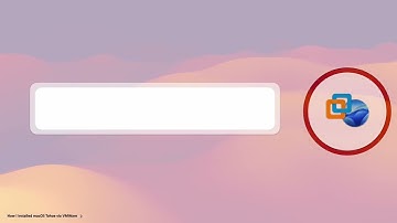 How I installed macOS Tahoe via VMWare