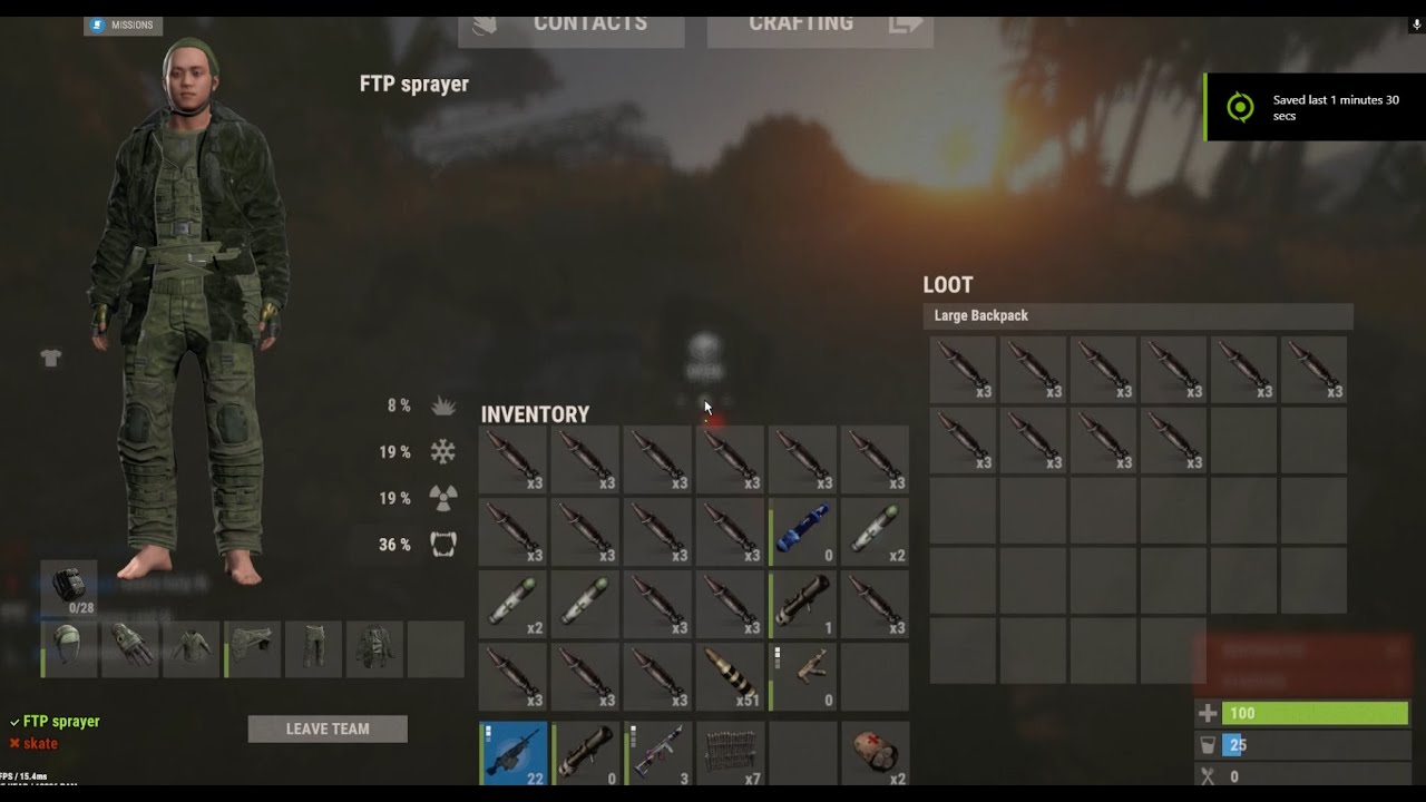 Rust Loaded Inventory Rockets 11,000 HOUR PLAYER SNOWBALLS TO INVENTORY OF ROCKETS - RUST - YouTube