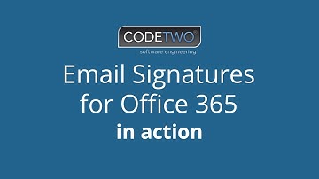 How to set up email signatures for Office 365 users with CodeTwo software