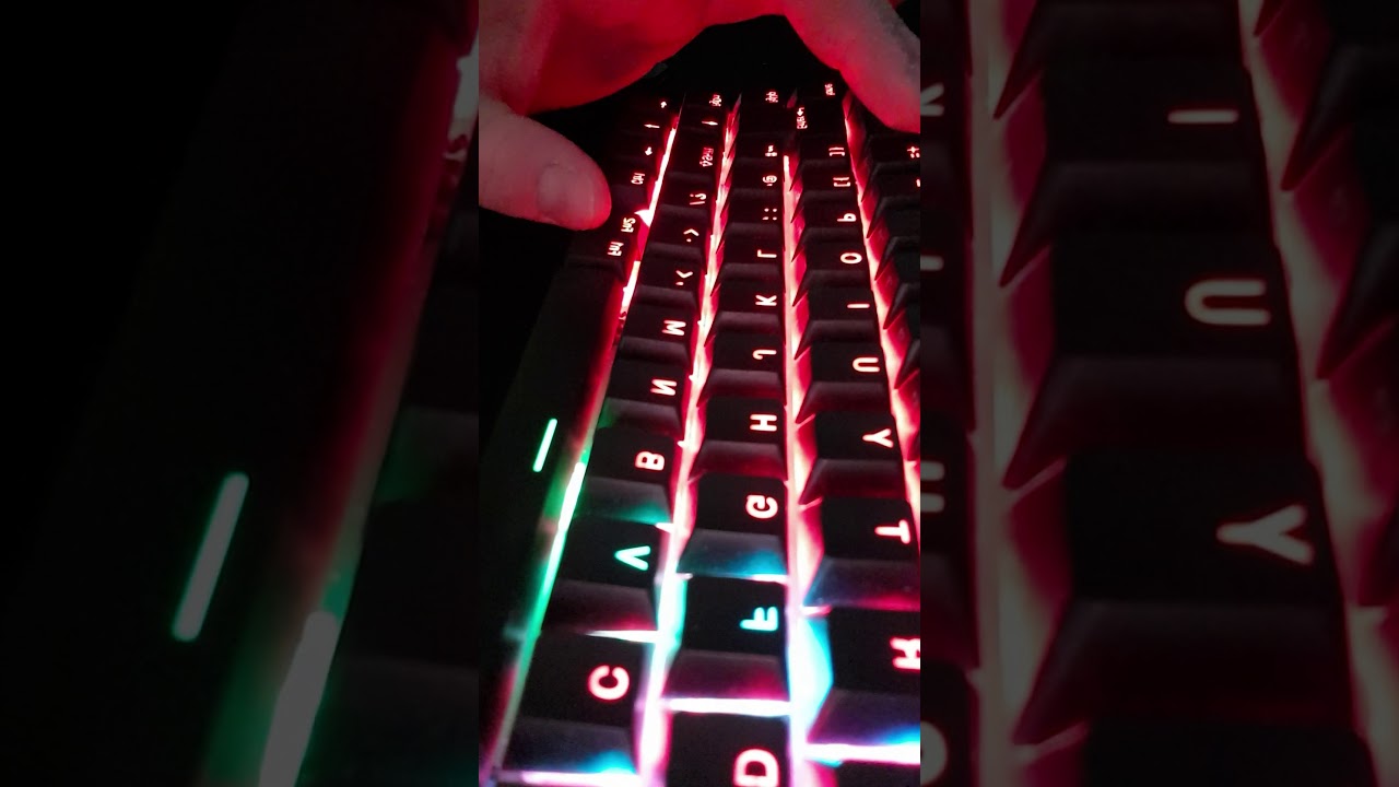 MECHANICAL KEYBOARD Durgod Hades 68 lighting Effects 